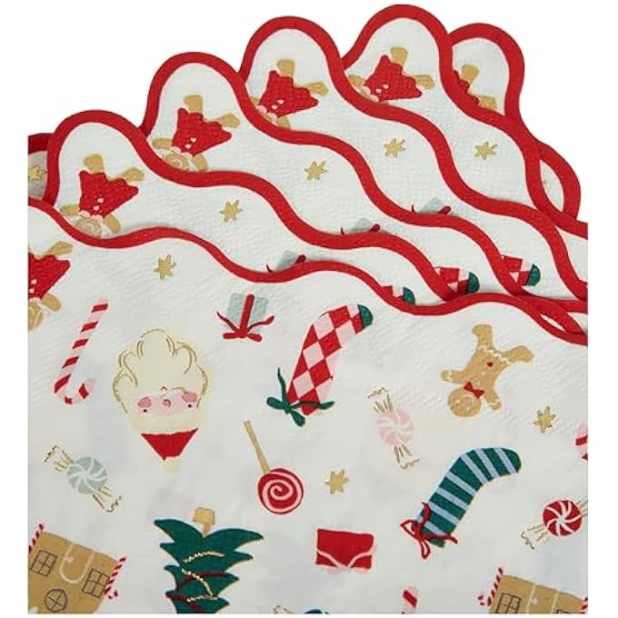 JOLLY CHRISTMAS LARGE NAPKINS - Image 4